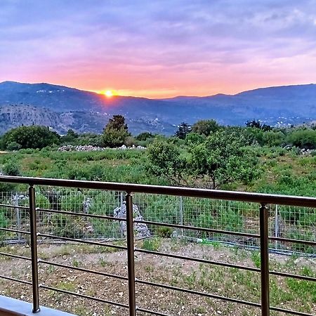 Stone Villa Halepa With Panoramic View. Neon Khorion  Exterior foto