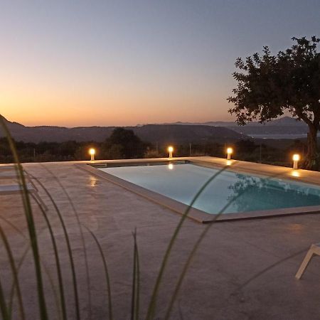 Stone Villa Halepa With Panoramic View. Neon Khorion  Exterior foto