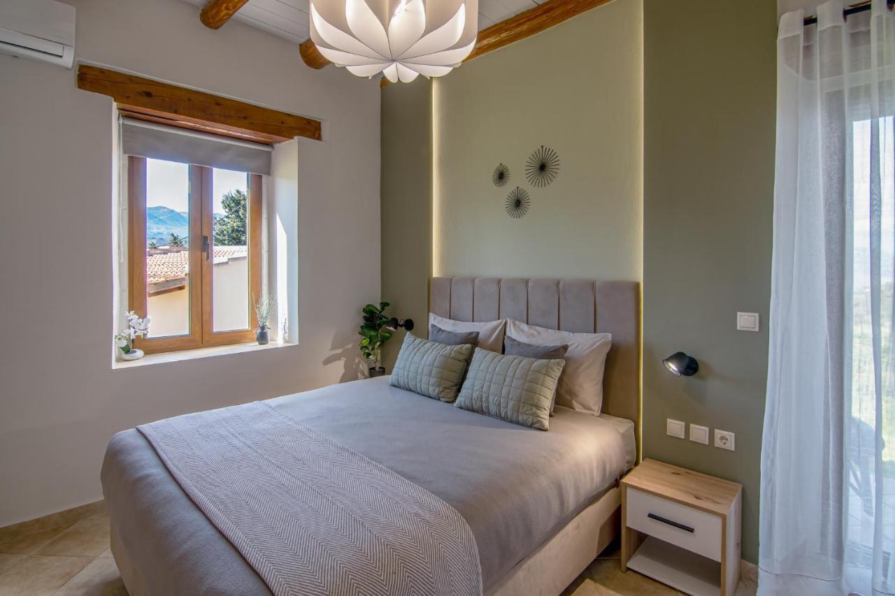 Stone Villa Halepa With Panoramic View. Neon Khorion  Exterior foto