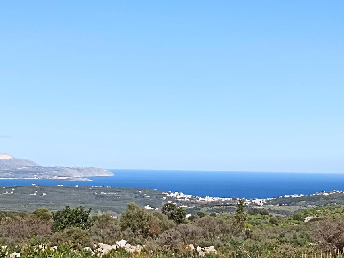 Stone Villa Halepa With Panoramic View. Neon Khorion  Exterior foto